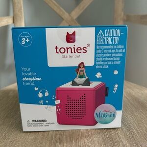 New in box! Tonies Disney Little Mermaid Ariel Tonie box 1 - Pink